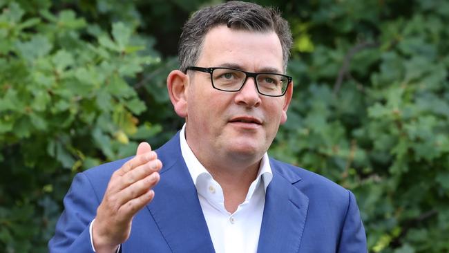 Premier Daniel Andrews has declined to comment on whether he was a subject of the investigation. Picture: Ian Currie.