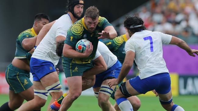 After 94 Tests, James Slipper is a Wallaby try-scorer. Picture: Getty Images