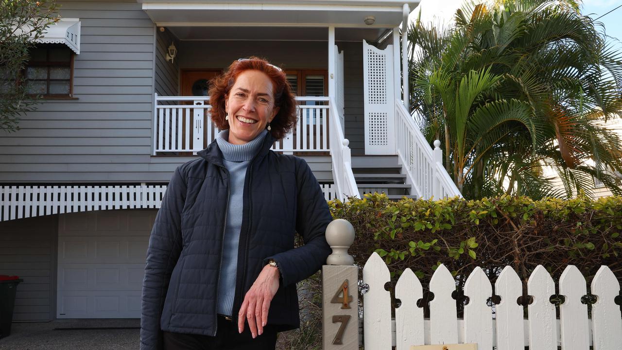 After falling in love with Brisbane, Ingrid Fabian was quick to grab a Hawthorne home. Picture: Liam Kidston