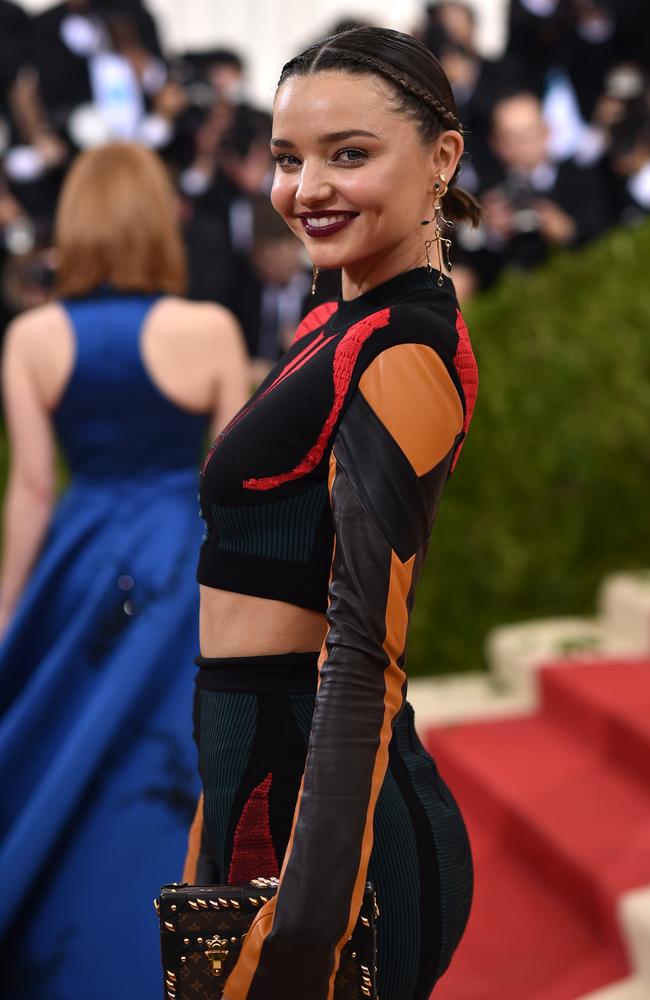 Miranda Kerr attends the “Manus x Machina: Fashion In An Age Of Technology” Costume Institute Gala at Metropolitan Museum of Art on May 2, 2016 in New York City. Picture: Getty