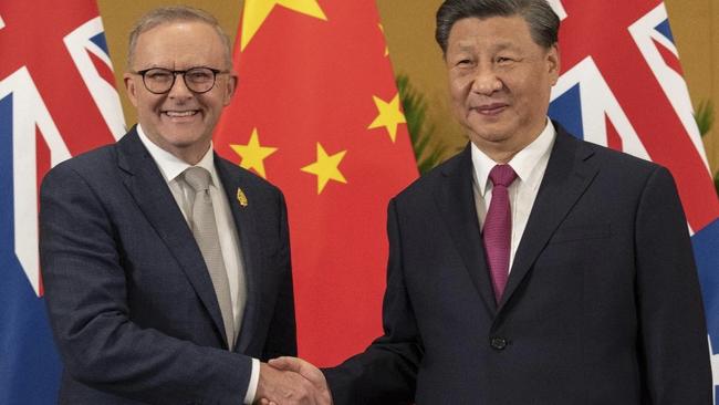 Mr Rudd said Australia should remain ‘clear-eyed’ over China, but welcomed the efforts of the Albanese government in stabilising the relationship. Picture: Twitter