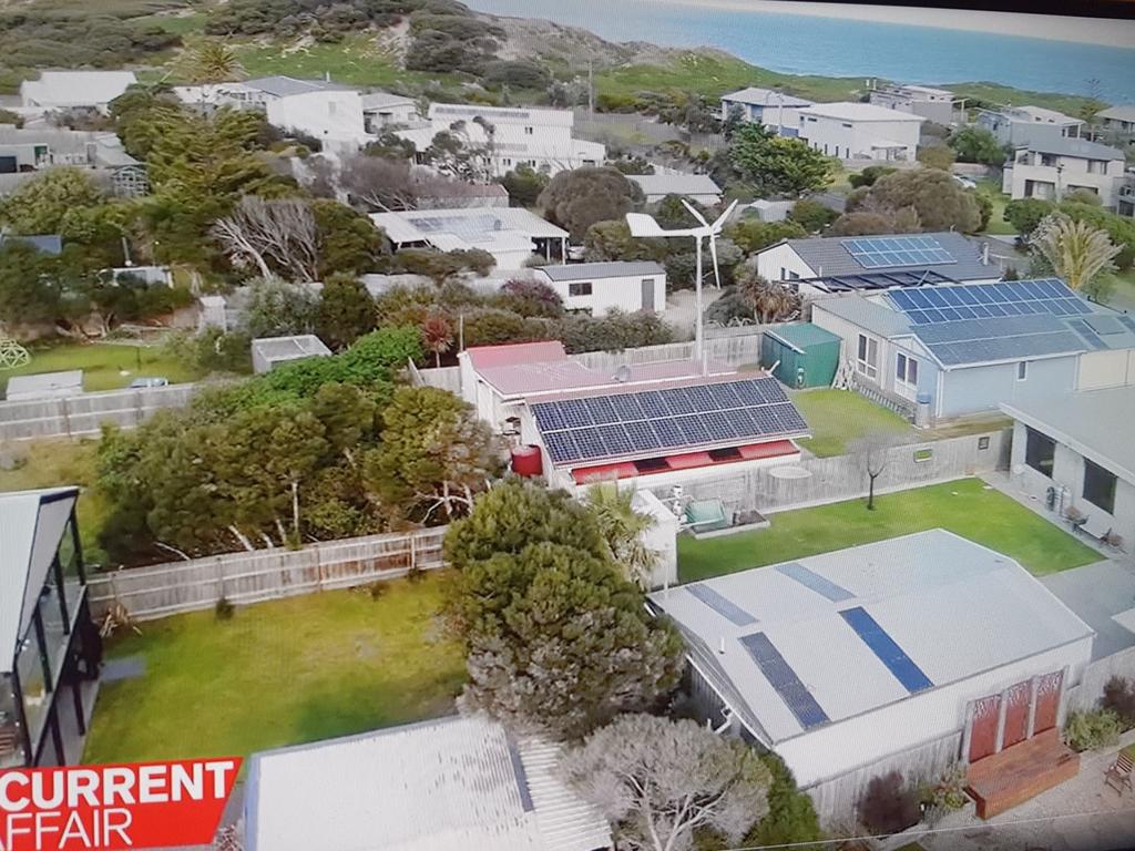 The project has been built in a Phillip Island backyard. Picture: A Current Affair