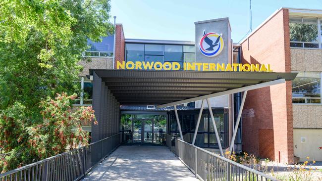 Norwood International High School. Picture: Brenton Edwards