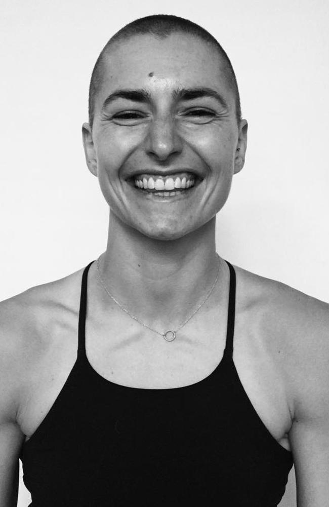 Frances Loch showed off her shaved head on Instagram.