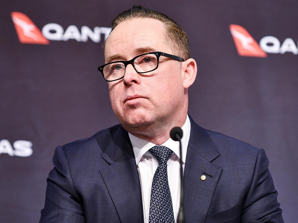 Qantas CEO Alan Joyce. Picture: NCA NewsWire/Flavio Brancaleone