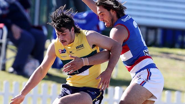 Lachlan Jones has starred at SANFL League level for the Eagles this season. Picture: Sarah Reed