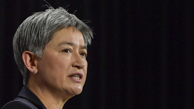 Foreign Minister Penny Wong. Picture: NCA NewsWire / Roy VanDerVegt