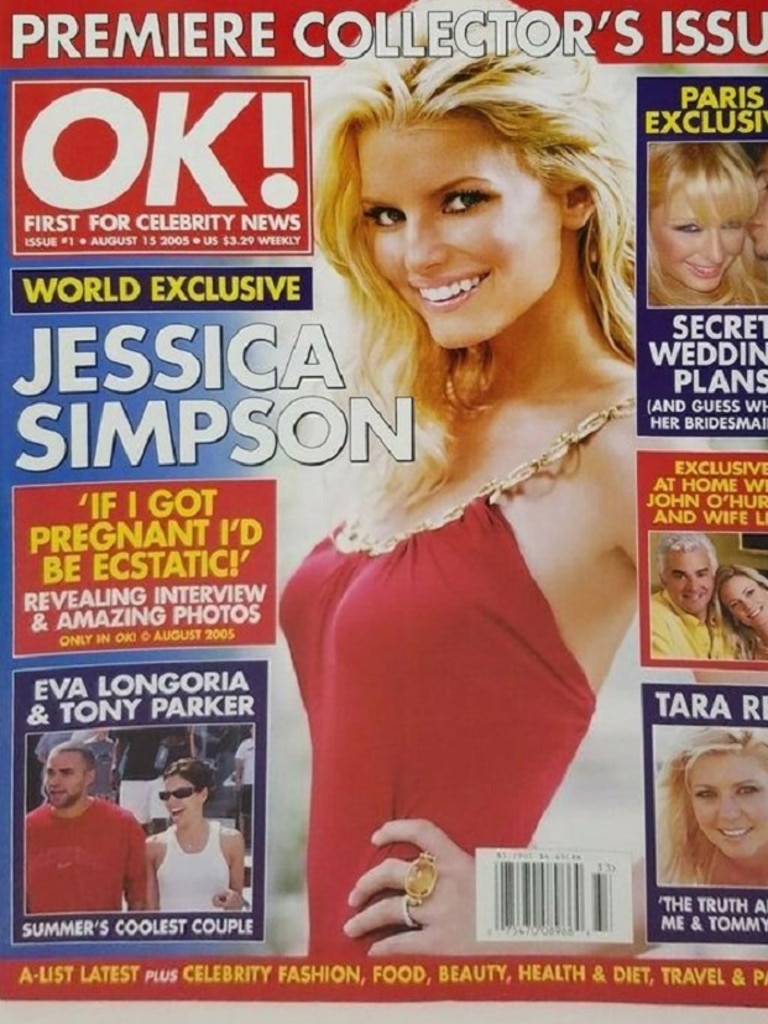 Jessica Simpson and Nick Lachey were signed up for an unheard-of $1 million multi-cover deal in 2005. Picture: Page Six