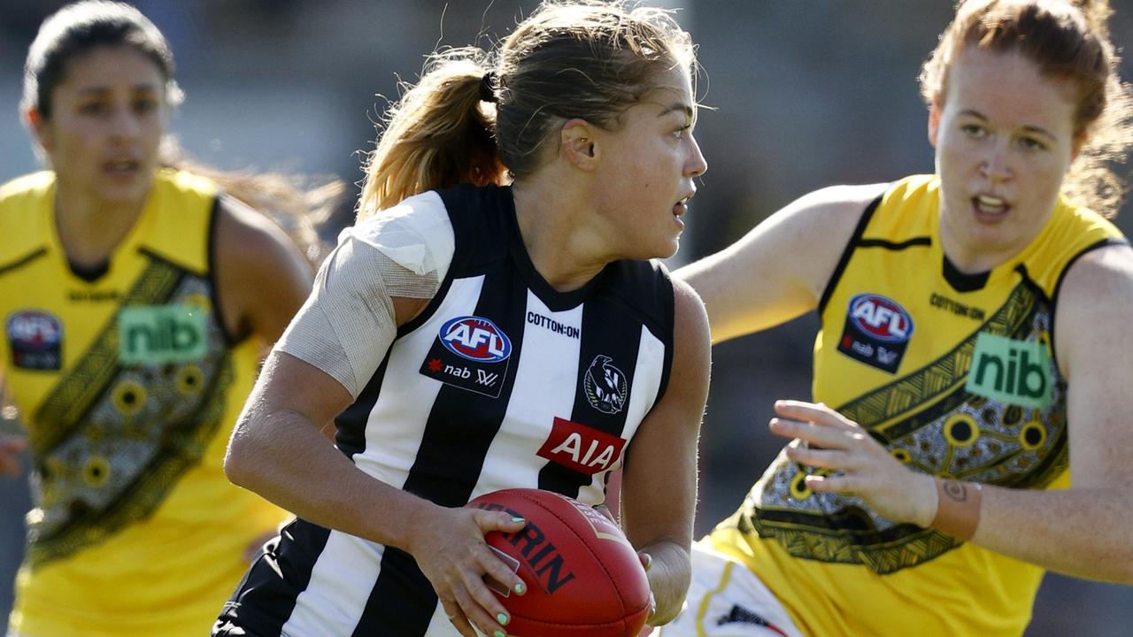 Sarah Rowe was one of the best for Collingwood. Picture: Getty Images