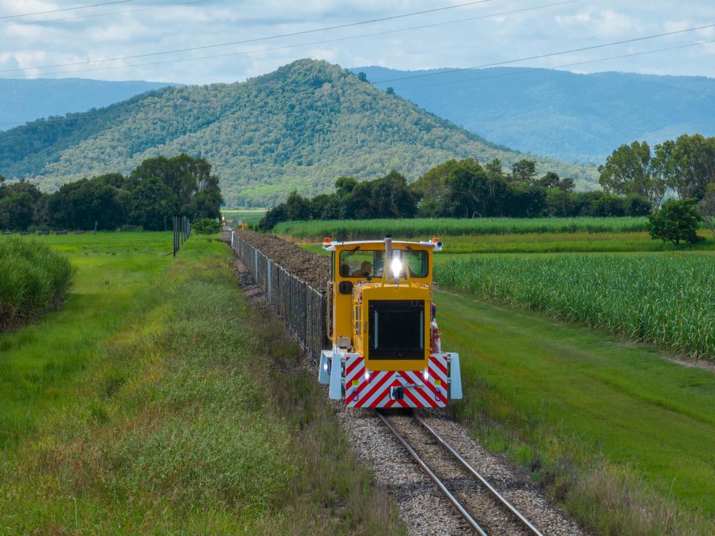 The new Wilmar Sugar Australia cane train locomotive underwent commissioning trials last year, and is about to start its maiden season. Picture: Cameron Laird