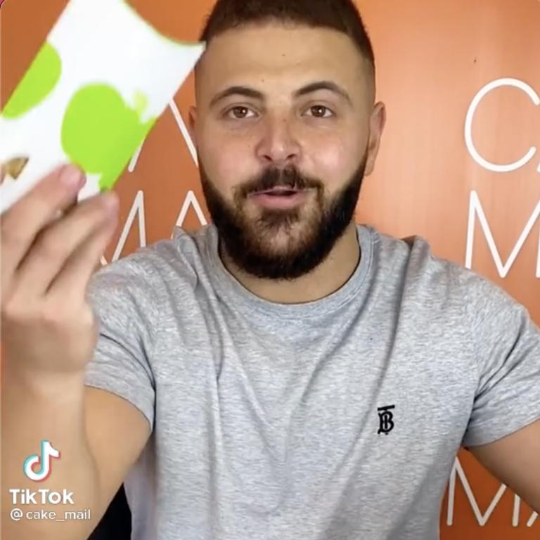 But the video proved divisive online. Picture: TikTok/Cake Mail