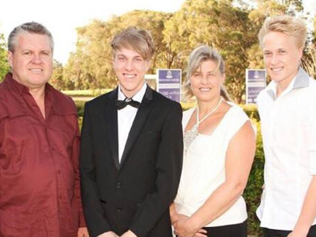The entire Thorburn family — Rick, Josh, Julene and Trent — face charges in relation to Tiahleigh’s murder. Picture: AAP