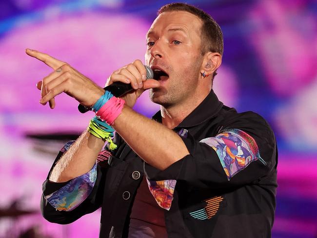 Coldplay performed two concerts in Perth at the weekend. Picture: Getty