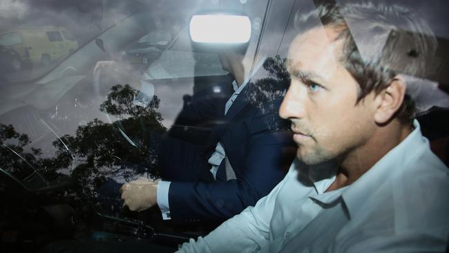 Mitchell Pearce was caught out on mobile phone. (Adam Yip)