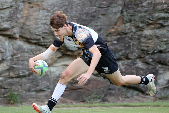 Conor Quinn. AIC First XV rugby: Iona College vs. St Peters, Indooroopilly. Picture: Liam Kidston