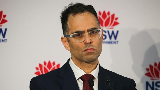 SYDNEY, AUSTRALIA : NewsWire Photos JUNE 18 2024: Treasurer Daniel Mookhey addresses the media in a press conference to deliver the NSW Budget 2024-25 budget at Martin Place in Sydney. Picture: Newswire / Gaye Gerard