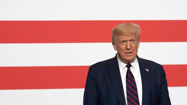 US President Donald Trump suggested delaying the election. Picture: AFP