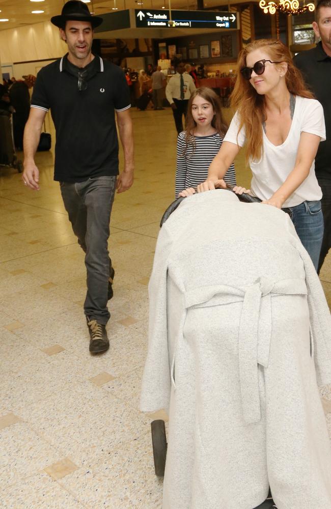 Isla Fisher has brought her whole family home to Australia for the first time. Picture: Adam Taylor