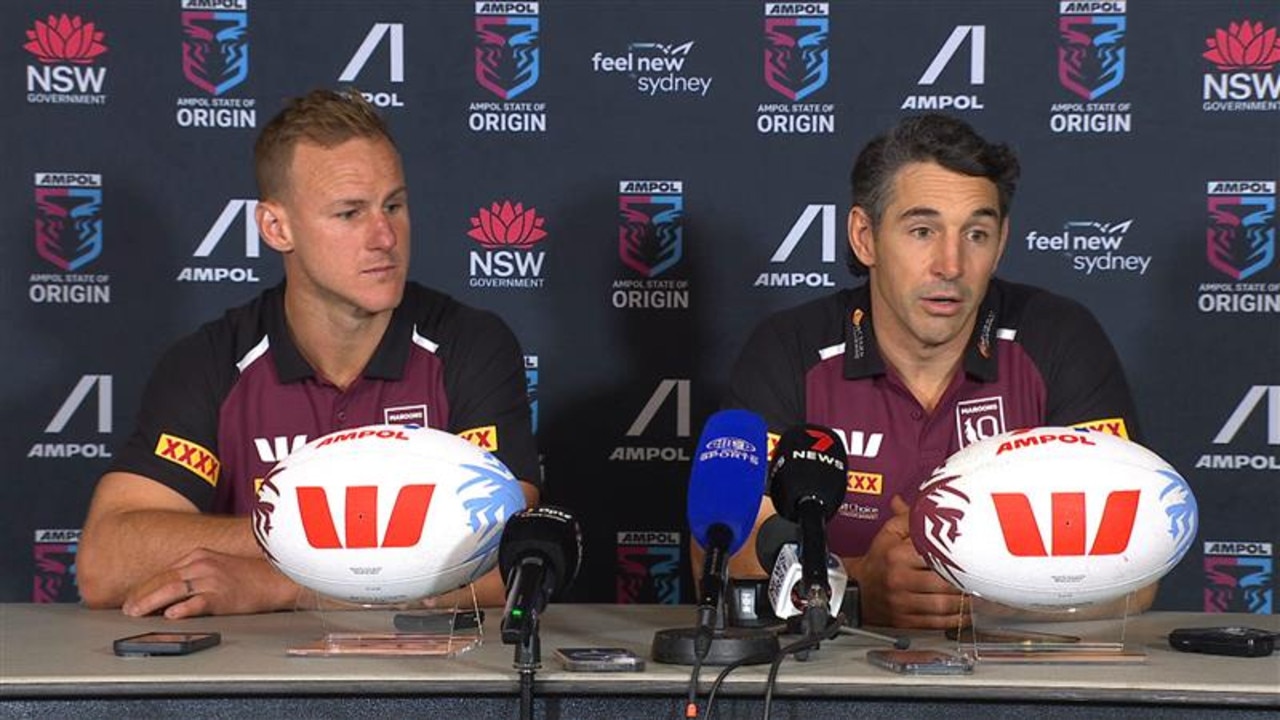 Billy Slater at his post match press conference.