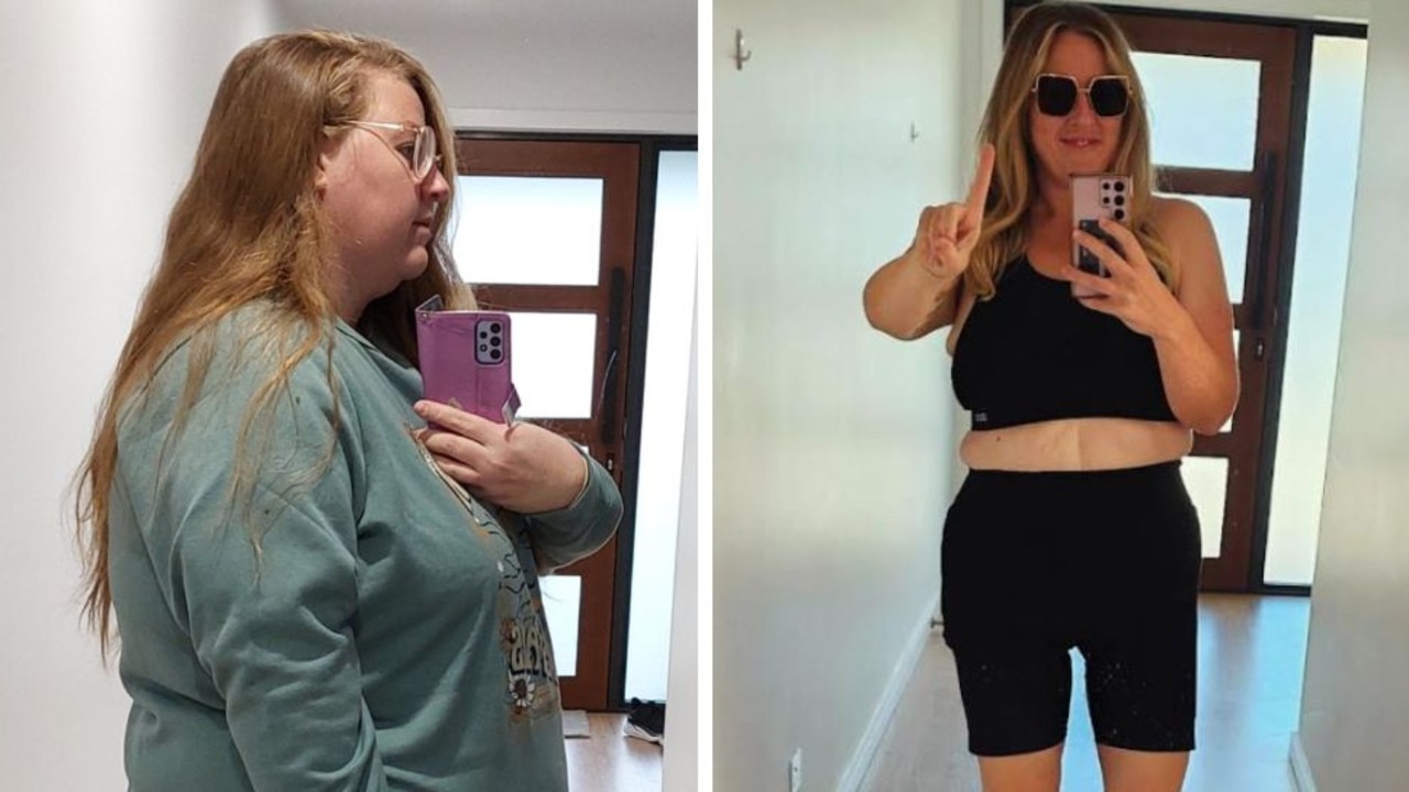 Aussie, 32, loses half her body weight