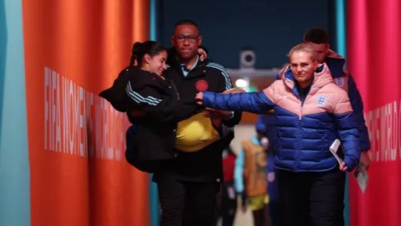 England Coach Sarina Wiegman after Colombia win