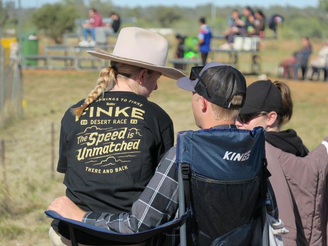 Spectators have gathered to watch competitors tackle day one of the 2024 Tatts Finke Desert Race. TFDRDO09062024