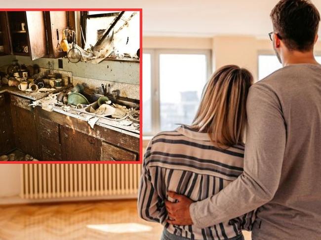 The family were forced to lease the home out as they were under financial pressure due to health issues. Then they returned home to find it completely destroyed.