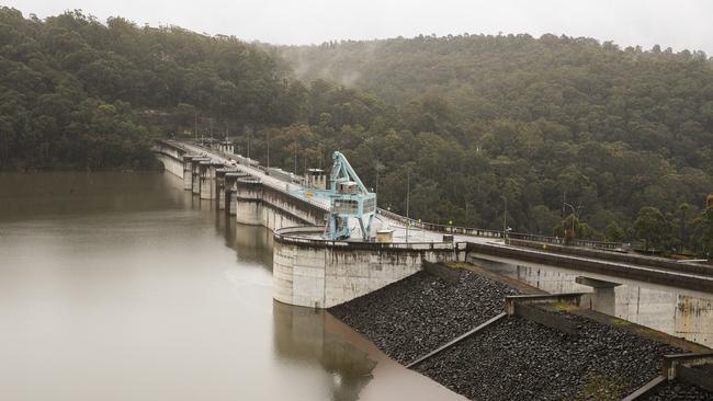 Warragamba Dam is the largest concrete dam in Australia. Picture: Gaye Gerard/NCA Newswire