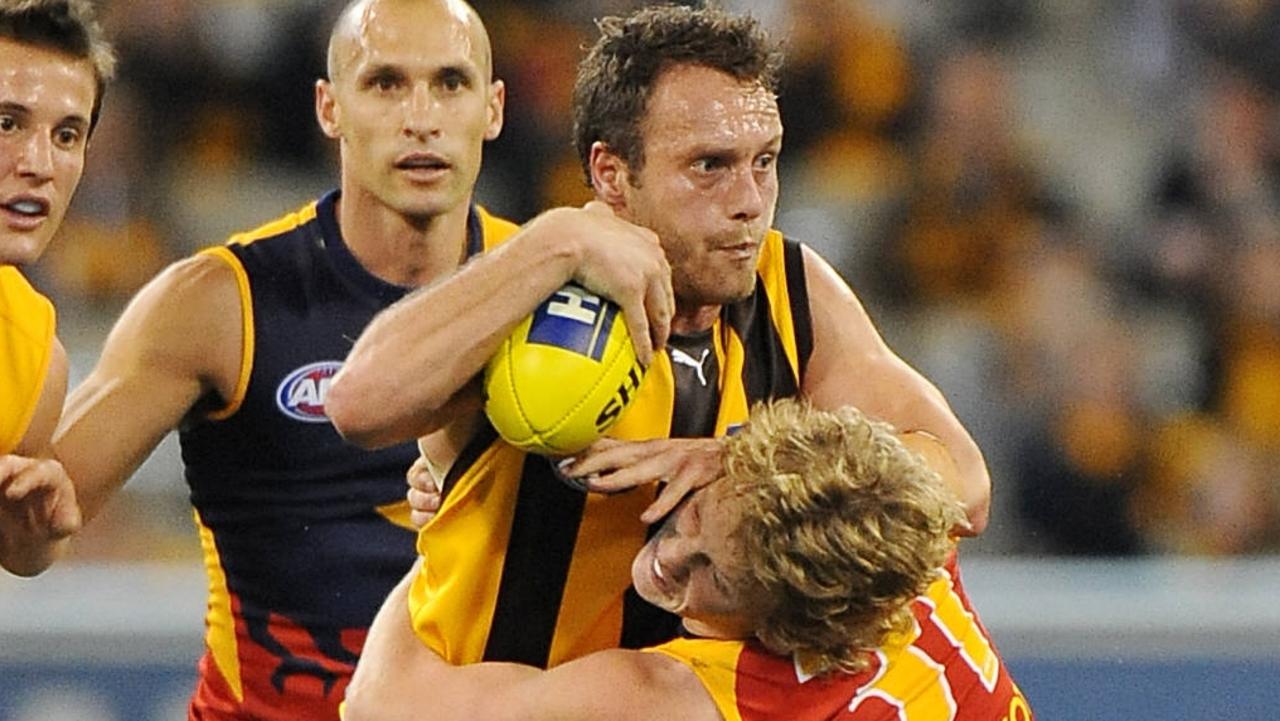 Sloane was a tough nut right from the start of his AFL career.