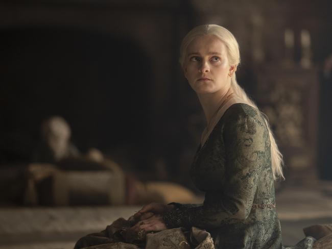 Phia Saban as Helaena Targaryen in Season Two of House of the Dragon.