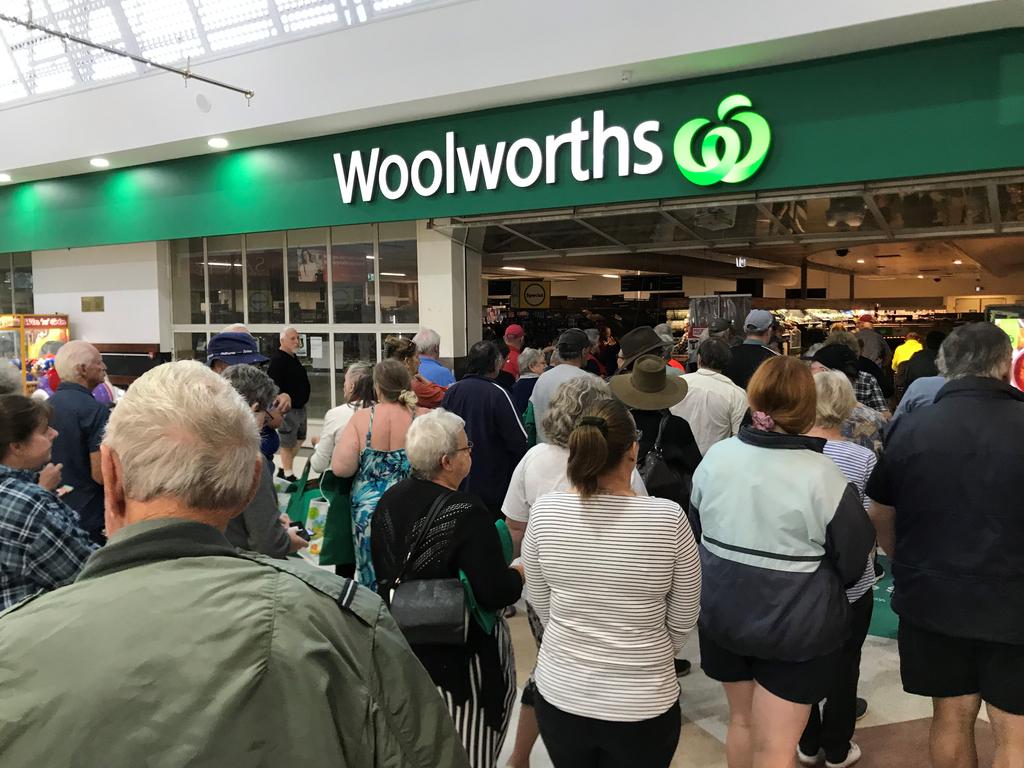 Woolworths has tightened its buying restrictions list as supermarket shelves continue to be stripped bare amid the coronavirus pandemic. Picture: Jessica McGrath