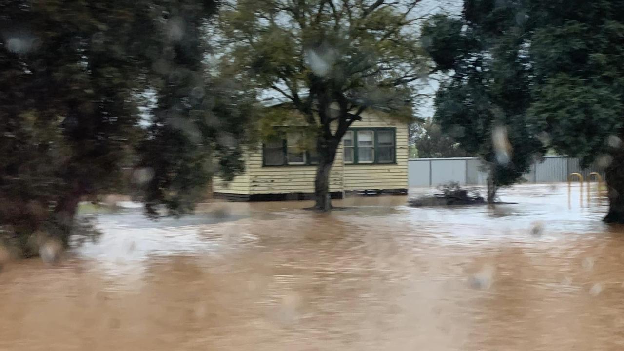 Homes are flooded in Rochester and the town is being evacuated. Photo Facebook/Rachel Porter.