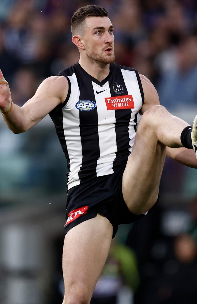 Dan McStay made a surprise return. Picture: Michael Willson/AFL Photos via Getty Images