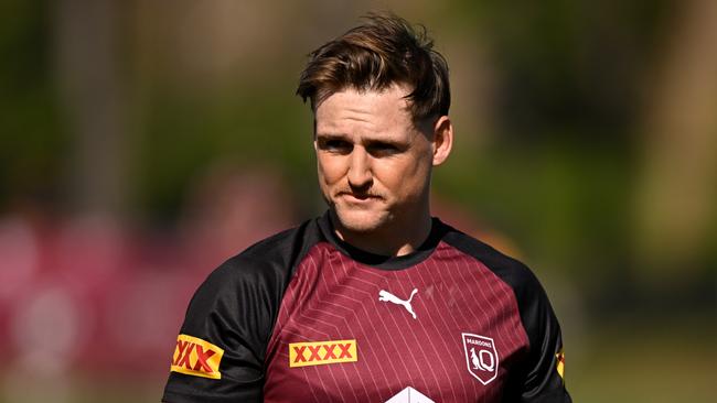 AJ Brimson is no stranger to the Queensland squad and will make his return in place of the suspended Reece Walsh. Picture: Matt Roberts/Getty Images