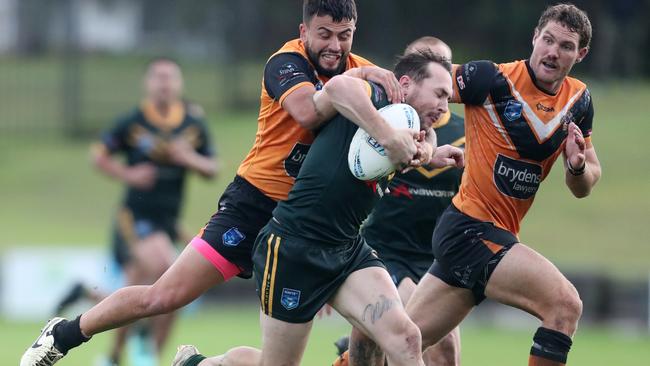 Luke Sharpe in action for Wyong. Picture: Sue Graham