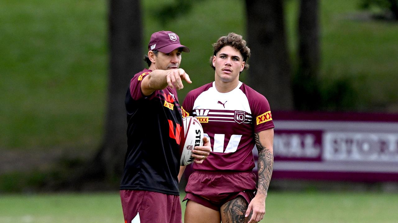 Reece Walsh wants to get back into the Maroons squad after returning from injury. (Photo by Bradley Kanaris/Getty Images)