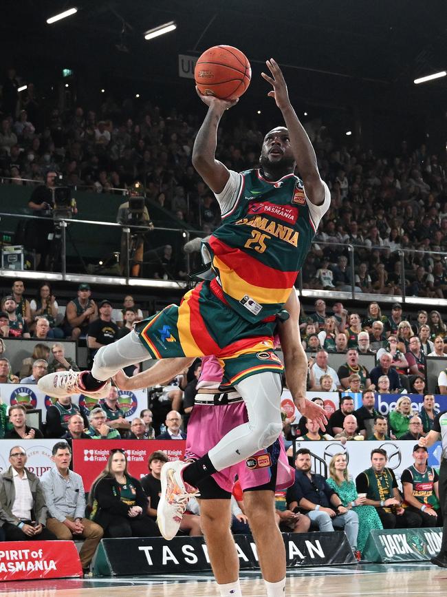 Doyle scored in a variety of ways against the Breakers on Thursday and says he’s confident he can do it again on Sunday (Photo by Steve Bell/Getty Images)