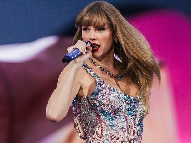 Taylor Swift’s popularity has taken a battering after she endorsed Kamala Harris. Picture: AFP