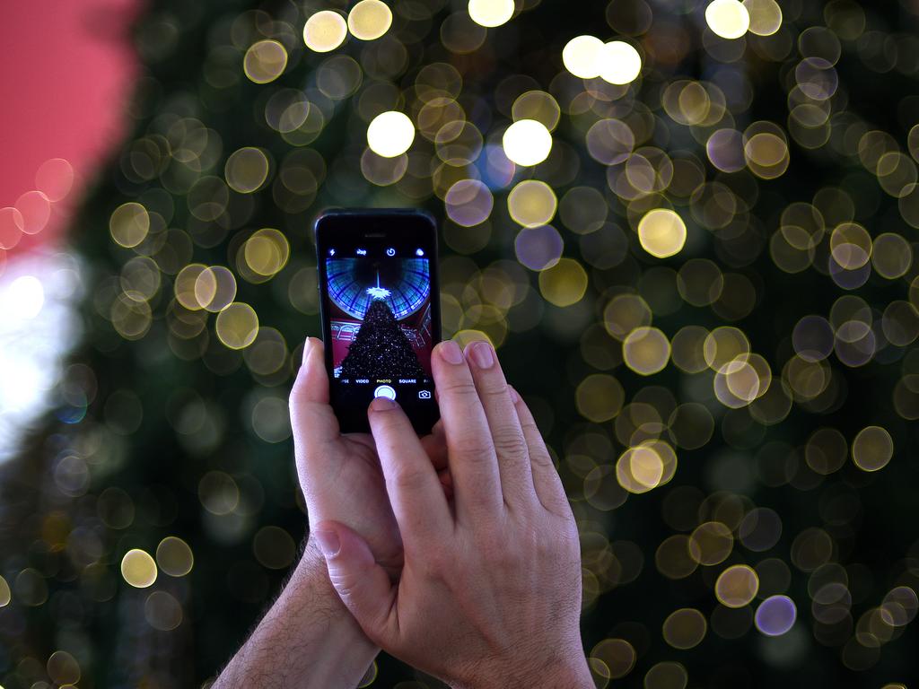 Your social media activity can make you a target this Christmas. Picture: AAP/Dan Himbrechts