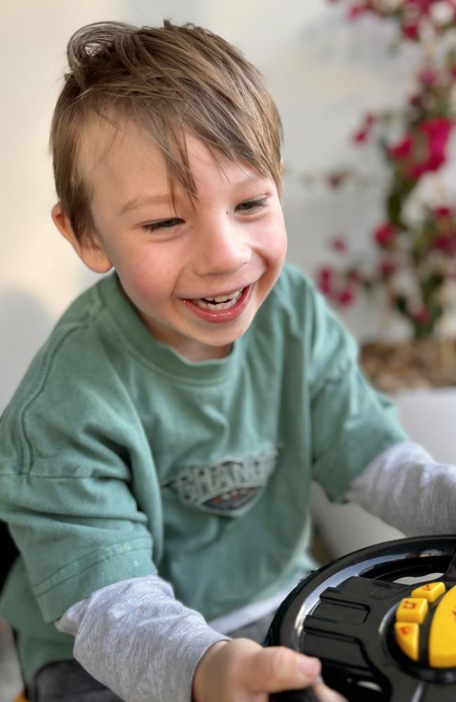 Oliver Challinor was the sixth person in the world diagnosed with his genetic condition. Picture: Contributed
