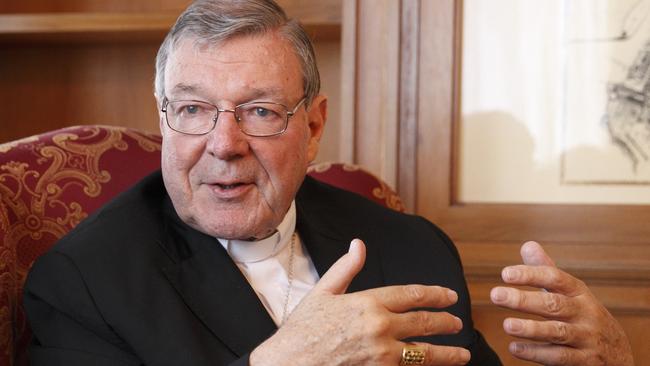 Australian Cardinal George Pell is pictured in Rome May 8, 2014. (CNS photo/Robert Duncan) See PELL-COURT-APPEAL Nov. 13, 2019.