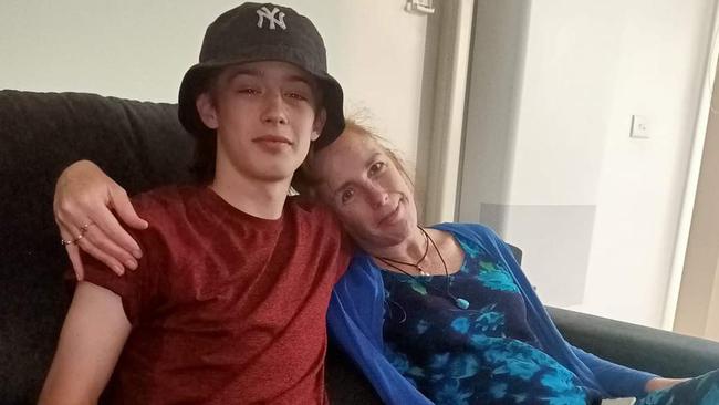 Lachie (with his mum Linda Pridham) was allegedly stabbed to death outside KFC in May.