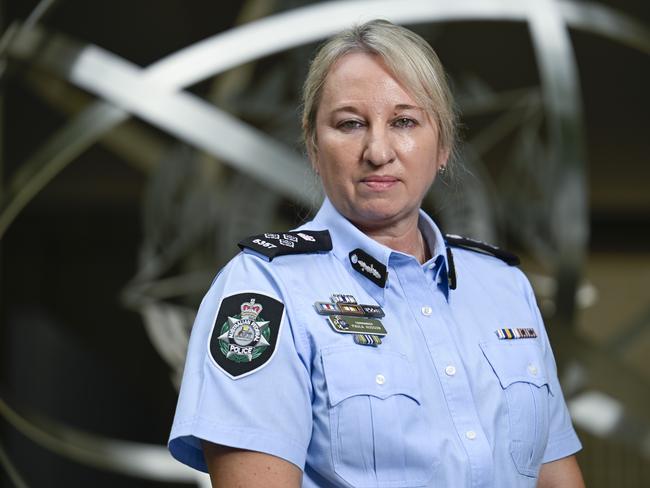 AFP Acting Assistant Commissioner Paula Hudson at AFP Headquarters in Canberra. Picture: Martin Ollman