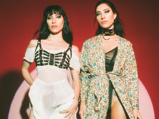 The Veronicas are performing at next year’s Santos Tour Down Under opening night. Picture: Supplied.