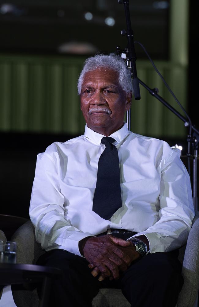 Ronald ‘Barney’ Quall at the 2023 AFLNT Hall of Fame. Picture: Pema Tamang Pakhrin