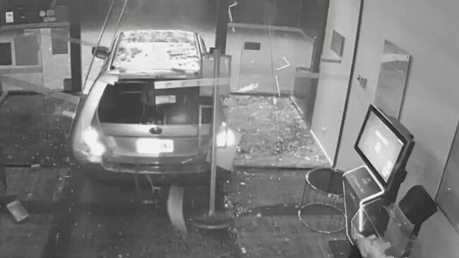 The vehicle involved in ram raiding the Ballarat Golf Club in Alfredton on May 24. Photo: Victoria Police