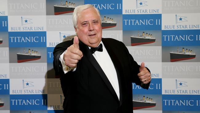 Clive Palmer has recruited a dozen former One Nation candidates to run for his United Australia Party at the election. Picture: Stewart McLean