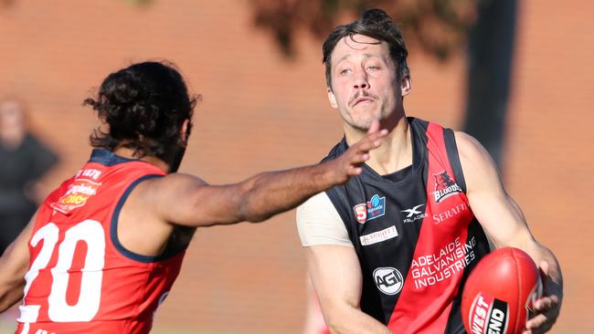 Former West Adelaide midfielder Kaine Stevens. Picture: Sarah Reed