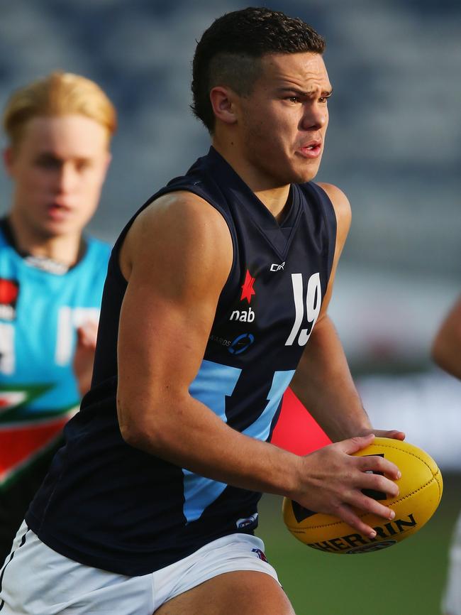 Cameron Rayner in action for Vic Metro.