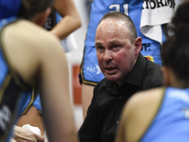 Canberra coach Paul Goriss has steered the Capitals to the WNBL finals. Picture: Albert Perez/Getty Images